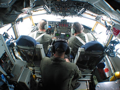 Modernized KC-135 Flight deck