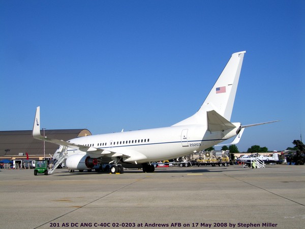 USAF Boeing C-40C  02-0203