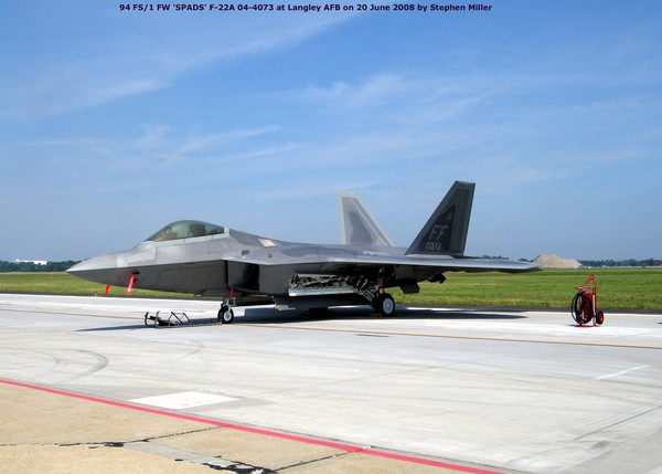 USAF Lockheed F-22A Raptor 04-4073