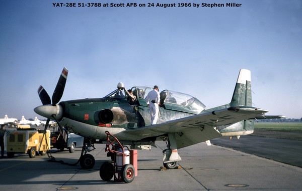 USAF North American YAT-28E Trojan 51-3788