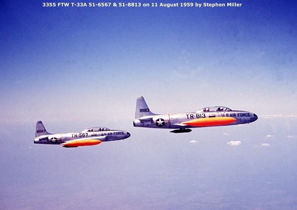 USAF Lockheed T-33A "T-Bird" 51-6567, 51-8813 