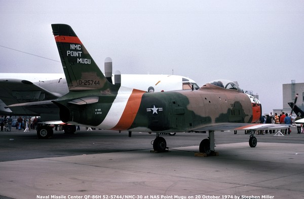 USAF North American QF-86H Sabre 52-5744