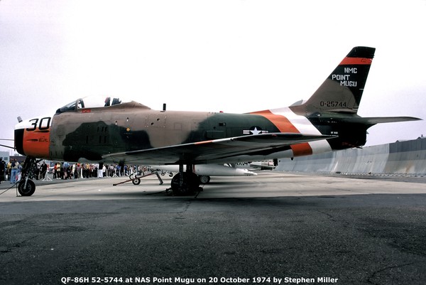 USAF North American QF-86H Sabre 52-5744