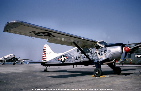 USAF De Havilland Canada U-6A Beaver 52-6092