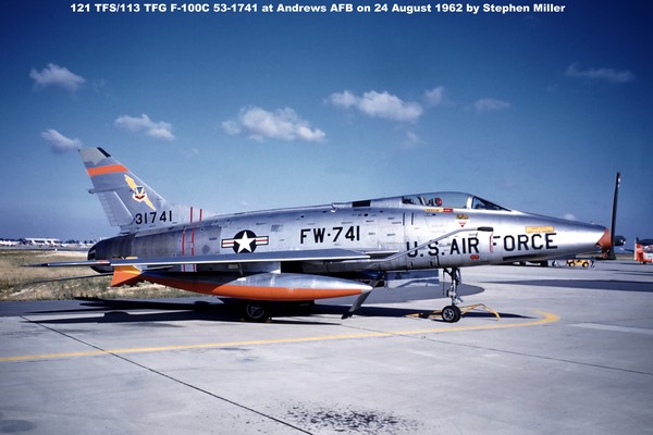 USAF North American F-100C Super Sabre 53-1741