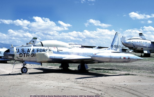 USAF Lockheed DT-33A "T-Bird" 53-5916