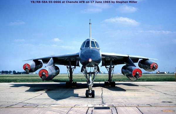 USAF Convair YB/RB-58A Hustler 55-0666