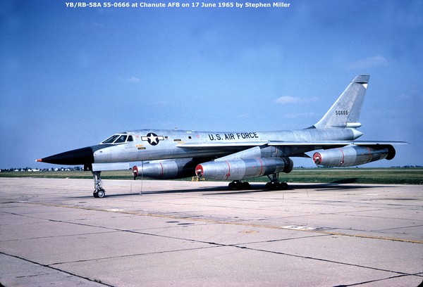 USAF Convair YB/RB-58A Hustler 55-0666