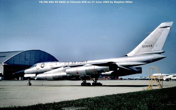 USAF Convair YB/RB-58A Hustler 55-0666