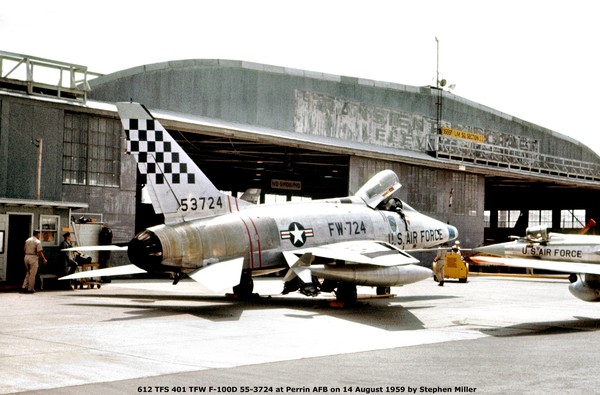 USAF North American F-100D Super Sabre 55-3724