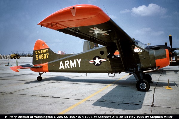 USAF De Havilland Canada L-20A Beaver 55-4607