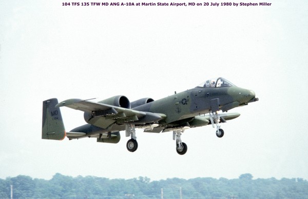 USAF Fairchild A-10A Thunderbolt II 78-0704