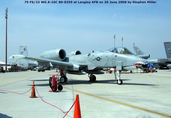 USAF Fairchild A-10C Thunderbolt II 80-0259