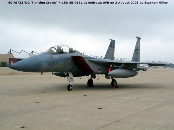 USAF McDonnell-Douglas F-15D Eagle 85-0131