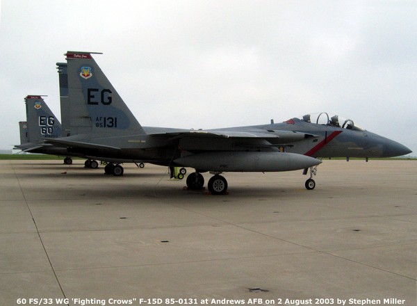 USAF McDonnell-Douglas F-15D Eagle 85-0131