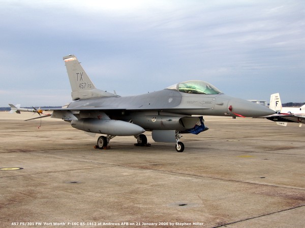 USAF General Dynamics F-16C Fighting Falcon 85-1412