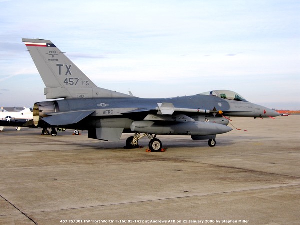 USAF General Dynamics F-16C Fighting Falcon 85-1412