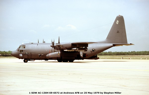 USAF Lockheed AC-130H Hercules 69-6572
