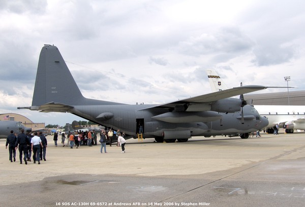 USAF Lockheed AC-130H Hercules 69-6572