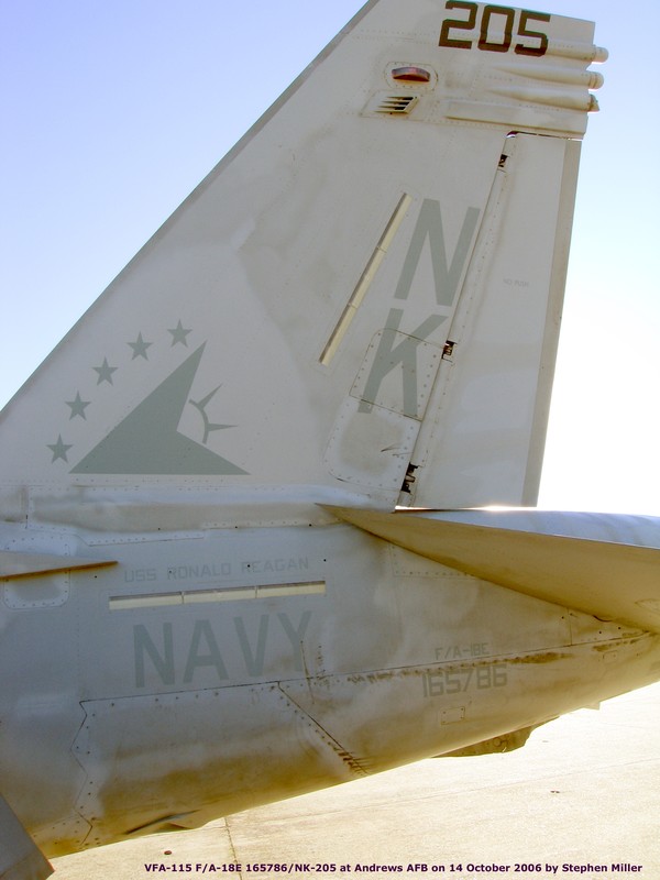 USN Boeing F/A-18E Super Hornet 165786