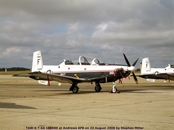 USN Rayethon Beech T-6A Texan II 165989