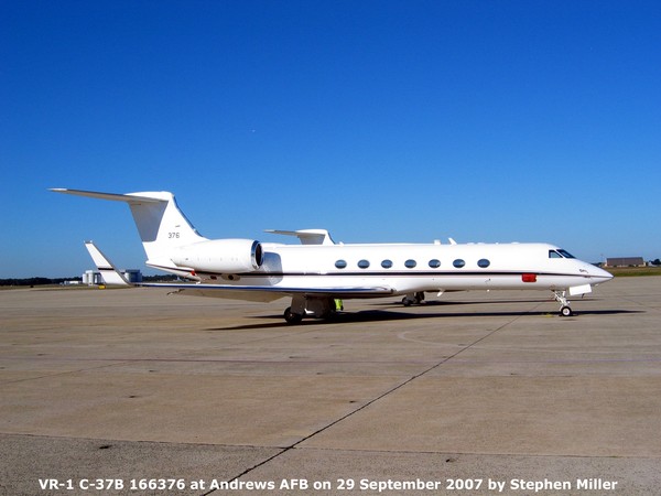 USN Gulfstream C-37B Gulfstream G550 166376