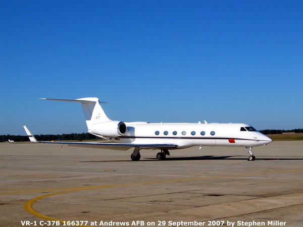 USN Gulfstream C-37B Gulfstream G550 166377