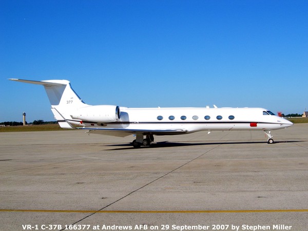 USN Gulfstream C-37B Gulfstream G550 166377