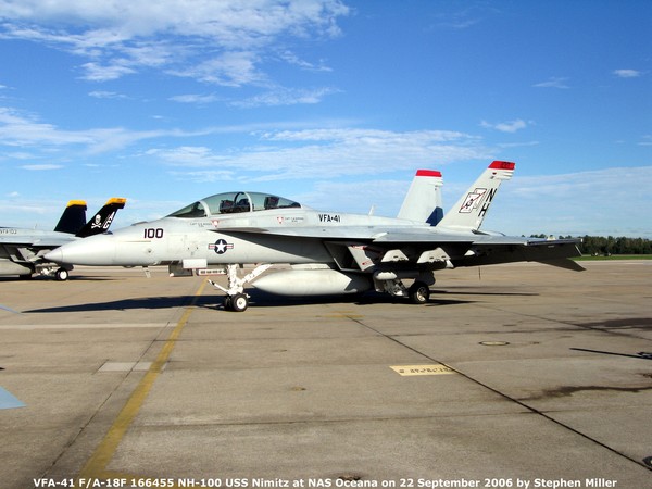 USN Boeing F/A-18F Super Hornet 166455