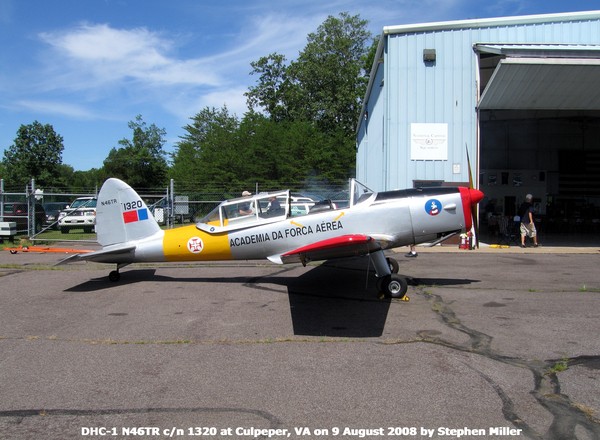  DeHavilland Canada DHC-1 Chipmunk N46TR
