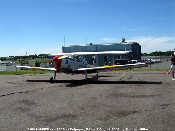  DeHavilland Canada DHC-1 Chipmunk N46TR