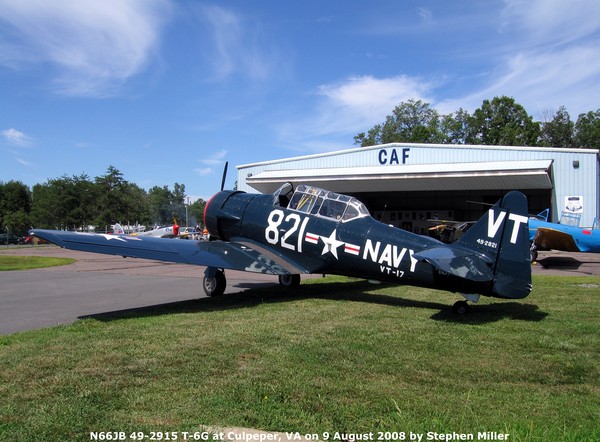 North American T-6G Texan 49-2915