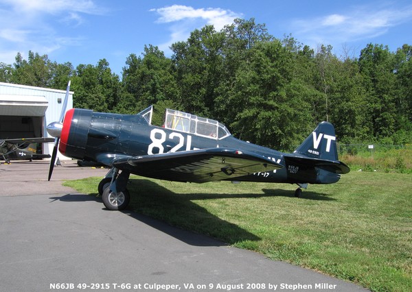  North American T-6G Texan 49-2915