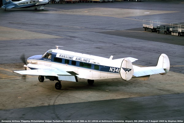 Ransome Airlines Volpar Turboliner  N346V