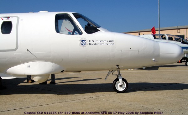 US DHS Cessna 550 Citation Bravo N1255K