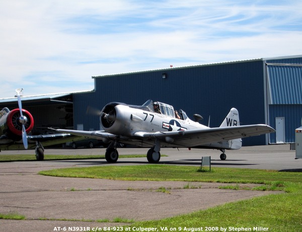  North American SNJ-5 Texan N3931R