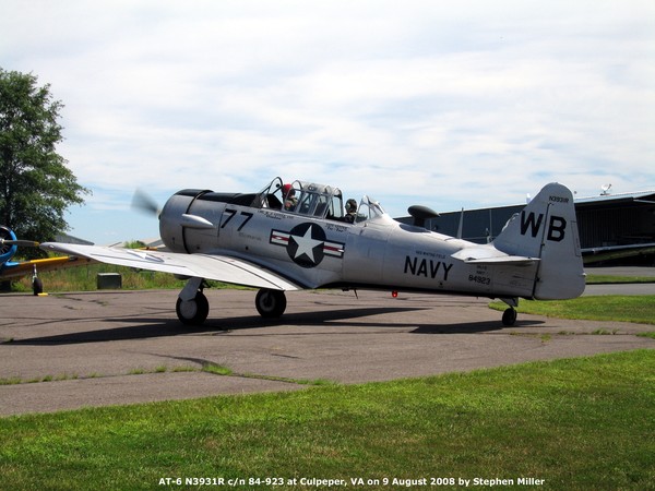 North American SNJ-5 Texan N3931R
