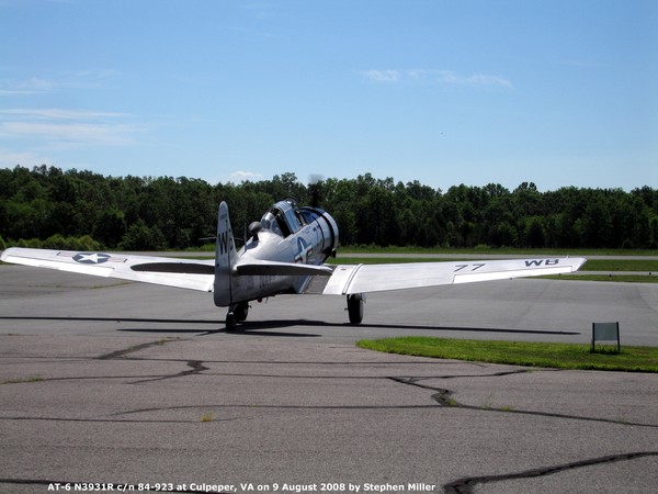  North American SNJ-5 Texan N3931R