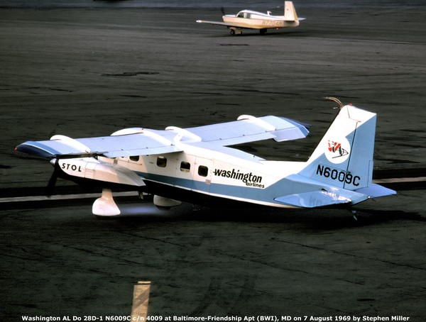 Washington AL Dornier Do 28D-1 Skyservant N6009C