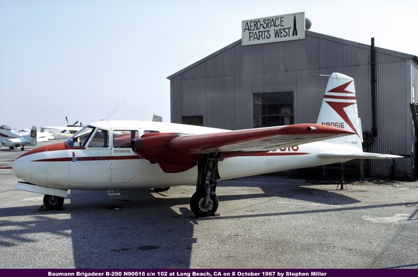 Baumann B-290 Brigadier N90616