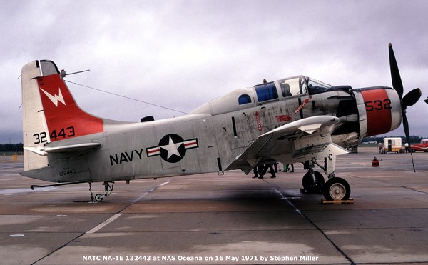 USN Douglas NA-1E Skyraider 132443