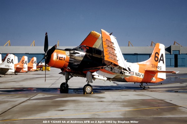 USN Douglas AD-5 Skyraider 132445