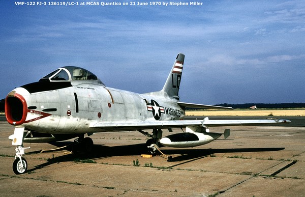 USMC North American FJ-3 Fury 136119
