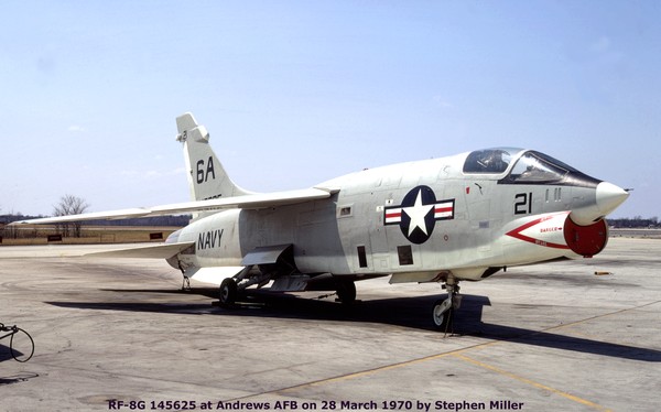 USN Vought RF-8G Crusader 145625