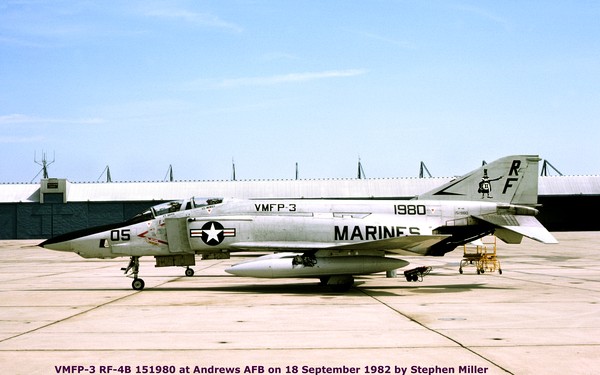 USMC McDonnell-Douglas RF-4B Phantom II 151980