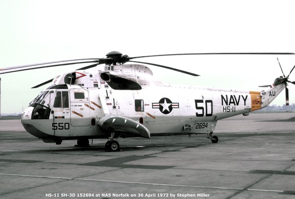 USN Sikorsky SH-3D Sea King 152694