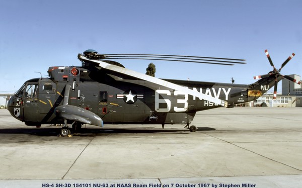 USN Sikorsky SH-3D Sea King 154101