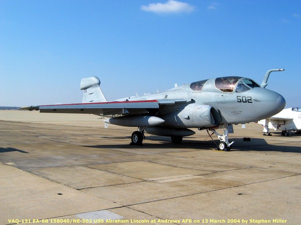 USN Grumman  EA-6B Prowler 158040