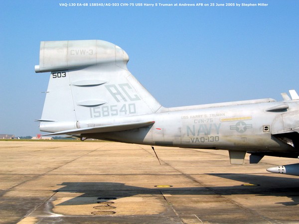 USN Grumman  EA-6B Prowler 158540