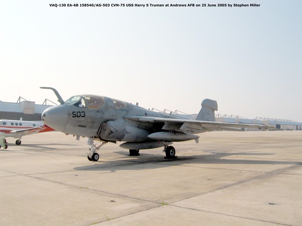 USN Grumman  EA-6B Prowler 158540